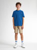 Petrol Industries T-Shirt mit Allover-Muster Hibiscusbreeze in Blau