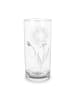Mr. & Mrs. Panda Blümchentailglas Blume HageRundunge ohne Spruch in Transparent