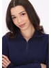 myMo Damen Fleecepullover in Marine