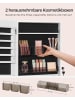 SONGMICS Schmuckschrank Berit in Weiß - (B)10 x (H)108 x (T)37 cm