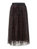More & More trendiger Maxi-Meshrock, Leoprint in leo print