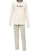 REDBEST Single-Jersey Schlafanzug in creme/braun
