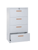 MCW Hängeregisterschrank A10, 132x76x46cm weiß