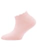 ewers 3er-Set Sneaker Socken 3er-Set Mäusezähnchenrand in rosa/weiß/tinte