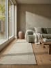 KADIMA DESIGN Teppich Wolle Handgewebt MOLE Wohnzimmer Modern Wohnlich in Natur
