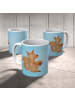 Mr. & Mrs. Panda Kindertasse Eichhörnchen Weihnachtszeit ohne Sp... in Eisblau