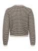 Kaffe Strickjacke KAellery Regular fit in Feather Gray/ Black Structure