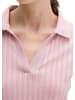 Marc O'Polo Pointelle-Poloshirt slim in Mild Rose