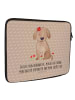 Mr. & Mrs. Panda Notebook Tasche Hund Dame mit Spruch in Hundeglück