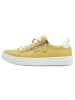 Tamaris WIDE FIT Sneaker in YELLOW NUBUC