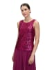 Vera Mont Pailletten-Top ohne Arm in Sweet Berry