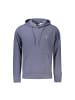 ACCADEMIA MILITARE Blaues recycelte Baumwoll Kapuzen-Sweatshirt
