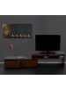 MCW LED-Bild mit Timer, 110x55cm Buddha, flackernd