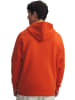 Under Armour Hoodie "Icon Fleece Hood Full-Zip" in Orange