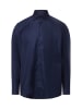 Finshley & Harding Hemd in marine weiß - 0015