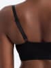 Erlich Textil  Erlich Textil SEAMLESS Bustier mit Pads CASUAL COTTON BRALETTE in schwarz