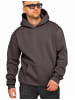DAILY COTTON Kapuzenpullover - im Oversize Schnitt Unifarben - Kapuzenpullover Loose-Fit Oversize Hoodie Sweatshirt in Anthra