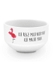 Mr. & Mrs. Panda frühstücksbowl Flamingo Yoga mit Spruch in Weiß
