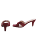 Ital-Design High-Heel Sandalette in Weinrot