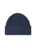 Camel Active Warme Strickmütze mit Umschlag in Navyblau