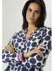 Aniston SELECTED Schlupfbluse in weiß-marine-pink