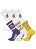 NFL Socken 6er Pack in Minnesota Vikings 2/Weiß