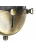 Licht-Erlebnisse Außen Wandlampe Ø 18 x (H)18 cm in Messing AntikMessing Antik