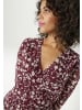 Aniston CASUAL Wickelkleid in bordeaux-sand