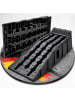 relaxdays 2 x Auffahrrampe in Schwarz - (B)33 x (H)22 x (T)90 cm