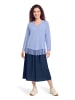 CARTOON Strickpullover mit V-Ausschnitt in Light Blue Melange