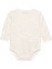 Fixoni Kinder Langarmbody "Wrap Body LS w.AOP" in Weiß