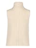 Zero  Strickweste mit Reißverschluss in PastelCream