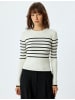 KOTON Sweater in Schwarz Gestreift