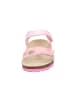 superfit Tieffußbett Sandale FUSSBETTPANTOFFEL in Rosa/Mehrfarbig