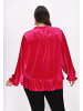 faina Plus Size Blouse in Fuchsia Pink