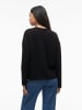 Vila Langärmeliges Sweatshirt in Black Beauty