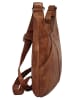 SPIKES & SPARROW Umhängetasche echt Leder in cognac