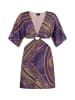 faina Damen Minikleid Mit Cut-Outs in Flieder