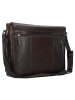 Leonhard Heyden Roma Messenger Leder 38 cm Laptopfach braun