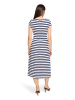 BETTY & CO Jerseykleid mit Streifen in Dunkelblau/Weiß