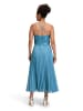 Vera Mont Abendkleid mit Stickerei in Shiny Bluestone