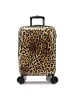 Heys Elite Fashion 4 Rollen Kabinentrolley S 53 cm mit Dehnfalte brown leopard