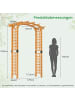 COSTWAY Rosenbogen Holz 160 x 60 x 229 cm in Orange