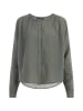 DreiMaster Vintage Damen Langarmbluse in Oliv