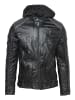 KOROSHI JACKE Jacke aus Kunstleder in schwarz