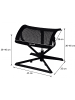 FineBuy Zubehör in Schwarz / Stoff / 43x33x46