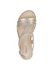Tamaris Sandalette in PLATINUM