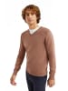 Polo Club Pullover in Taupe