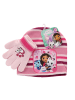 Gabby's Dollhouse Gabby’s Dollhouse Mütze und Handschuhe Set Kinder Rosa in Rosa