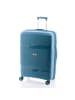 Gladiator 3800 4 Rollen Trolley 77 cm mit Dehnfalte bondi blue